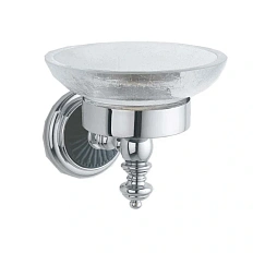 Мыльница Boheme Vogue с черным декором розетки