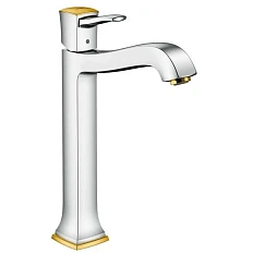 Смеситель для раковины Hansgrohe Metropol Classic хром/золото