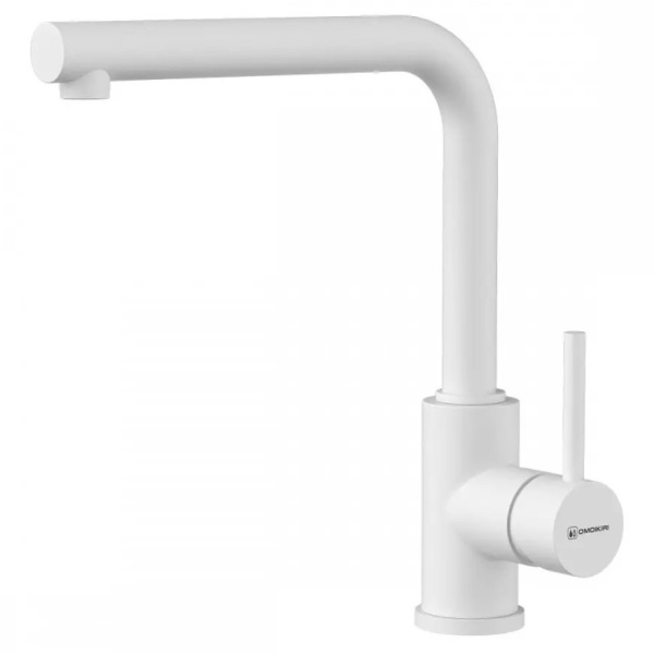 Смеситель для кухни Omoikiri Nakagawa-P WH белый 4974310 (детальная фотография)