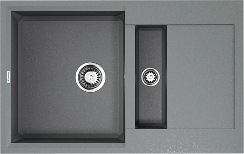 Мойка для кухни Omoikiri Sakaime 78-2-GR 78 см leningrad grey - фото 4