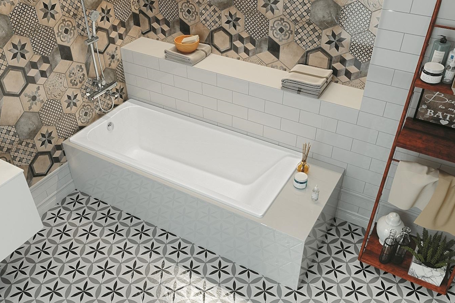 Ванна акриловая Roca Elba 150х75 см белая 248509000 (детальная фотография), прямоугольные