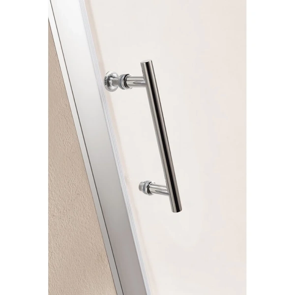 Душевой уголок Cezares Eco 120x90 см стекло рифленое ECO-O-RH-2-120/90-P-Cr (детальная фотография), современные, hi-tech