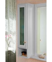 Шкаф для ванной, петли слева, цвет белый матовый, фурнитура золото, La Beaute Michel