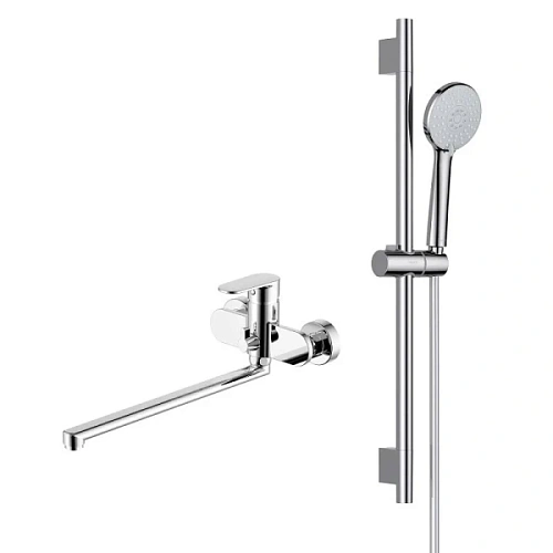 Душевой комплект Акватек Ника хром - фото 2