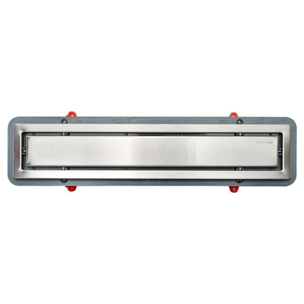 Линейный трап, двухсторонний, Pestan Confluo Premium Line 300 (детальная фотография), матовый хром, золото