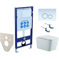 Унитаз с инсталляцией Акватек Либра New с тонким сиденьем