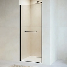 Душевая дверь в нишу RGW Passage PA-103-B 70 см профиль черный, стекло прозрачное