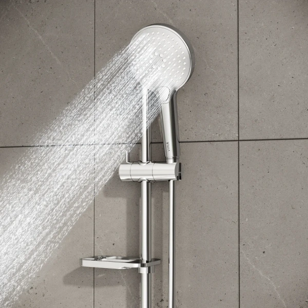 Душевой гарнитур VitrA Bliss A45743 с мыльницей (детальная фотография), в наличии, по запросу, нет в наличии