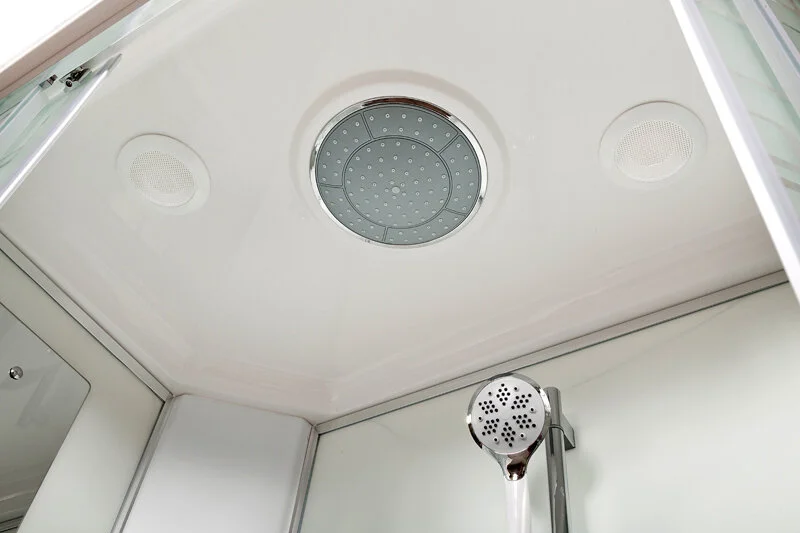 Душевая кабина Deto EM 120x80 см с led освещением левая EM1512LLED (детальная фотография), хромированный профиль