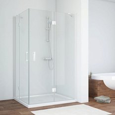 Душевой уголок стекло шиншилла Vegas-glass AFA-F 110х90 02 R