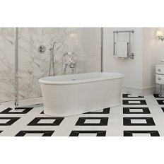 Ванна из искусственного камня White Tec Devon & Devon Celine 177х89 см белая