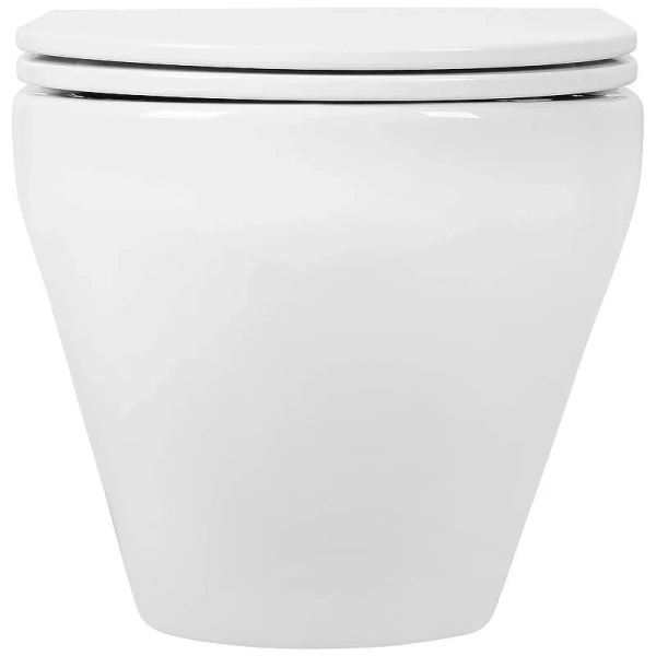 Унитаз подвесной Акватек Лея безободковый AQ1199T-00 (детальная фотография), белые