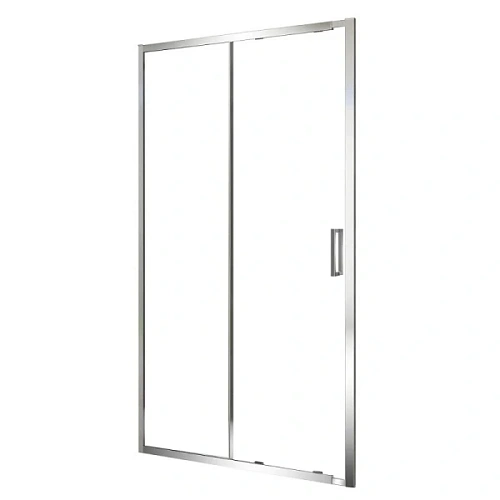 Душевая дверь в нишу Black&White Stellar Wind 110 см стекло прозрачное - фото 1