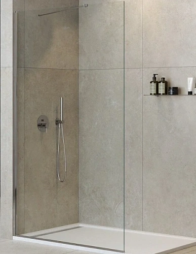 Душевая перегородка Cezares Liberta 115 см профиль хром - фото 2