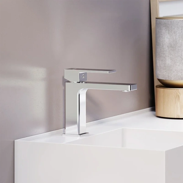 Смеситель для раковины Damixa Gala хром 530210000 (детальная фотография), современные, hi-tech