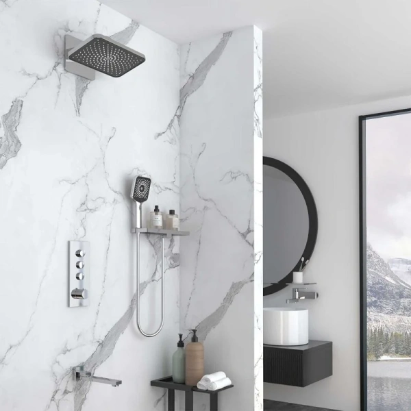 Душевой комплект Vincea хром VSFW-433TI4RCH (детальная фотография), душевые комплекты, наборы