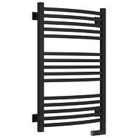 Полотенцесушитель электрический Сунержа Аркус 2.0 80х50 см матовый черный, тэн правый