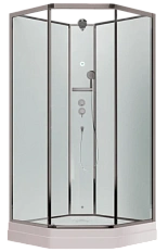 Душевая кабина Timo Ilma 90х90 см черная