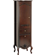 Шкаф-пенал напольный Migliore Impero 49 см noce левый