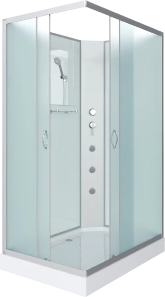 Душевая кабина Niagara Classic 120x90 см с гидромассажем 432953QBKG (детальная фотография)