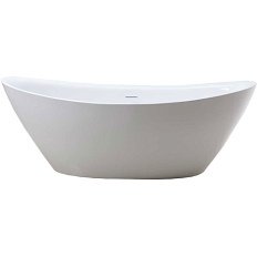 Ванна акриловая Vincea 180x85 см белая