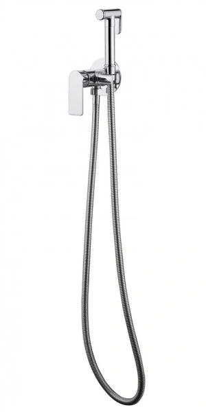 Гигиенический душ со смесителем Abber Weiss Insel хром AF8025 (детальная фотография), полный комплект со смесителем