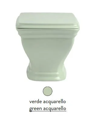 Унитаз подвесной Artceram Civitas зеленый CIV001 35 00 (детальная фотография)