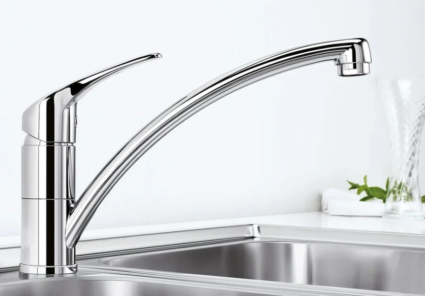 Смеситель для кухни Blanco Bravon 518818 (детальная фотография), современные, hi-tech