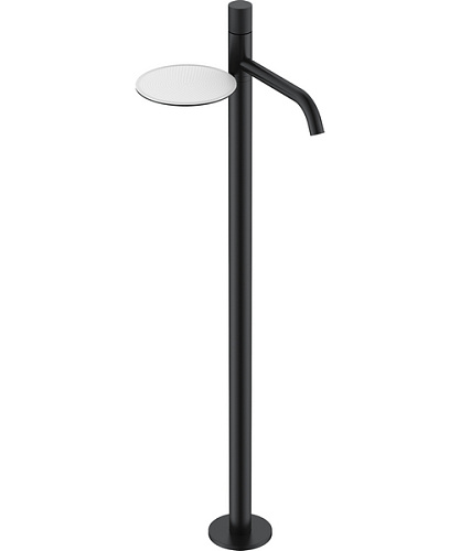 Смеситель для раковины Boheme Stick черный Spirale - фото 1