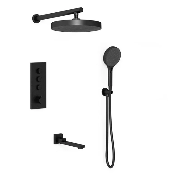 Душевой комплект Vincea черный VSFW-433TI2MB (детальная фотография)