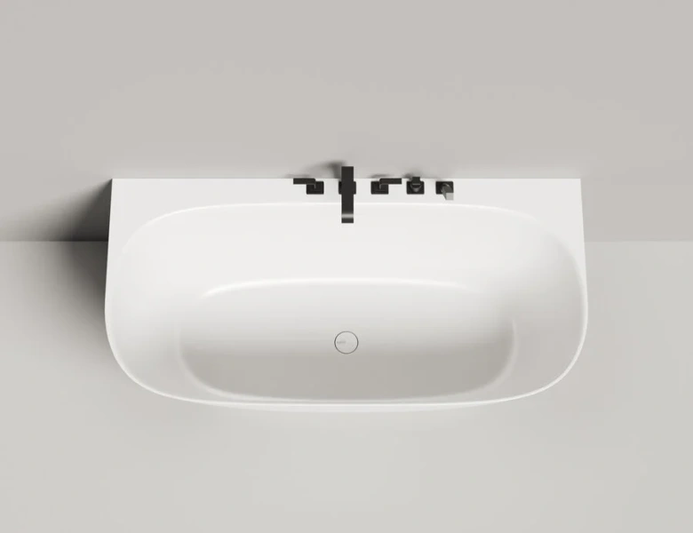 Ванна из искусственного камня Salini Sofia Wall 160x80 см пристенная 102527M (детальная фотография)