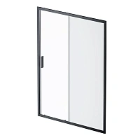 Душевая дверь в нишу AM.PM Gem Solo 150 см профиль черный стекло матовое