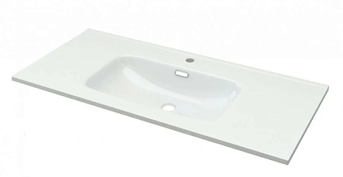 Раковина мебельная Cezares Elegance 100 см керамическая - фото 4