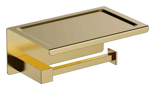 Бумагодержатель Timo Selene золото матовое - фото 3