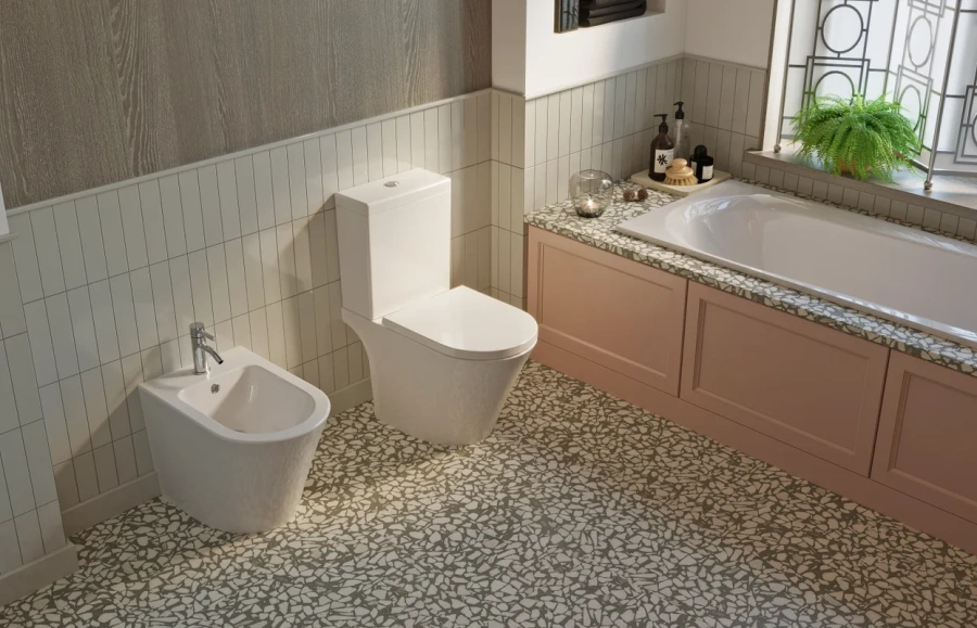 Унитаз компакт Lavinia Boho Biore с сиденьем микролифт 33040010 (детальная фотография), по запросу