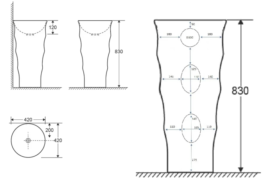Схема (детальная фотография), 40 см