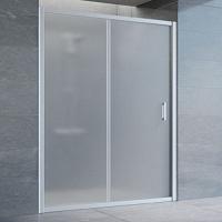 Душевая дверь профиль матовый хром стекло сатин Vegas-glass