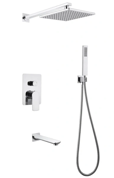 Душевой комплект Abber Weiss Insel хром AF8017 (детальная фотография)