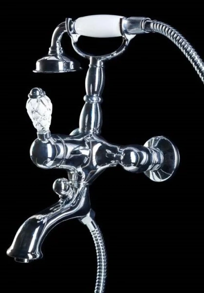 Смеситель для ванны Boheme Crystal хром 263-CRST (детальная фотография)