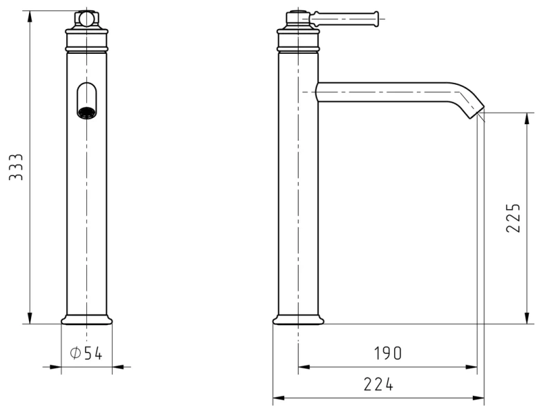 Смеситель для раковины Migliore Ermitage Mini золото 31421 (детальная фотография), современные, hi-tech
