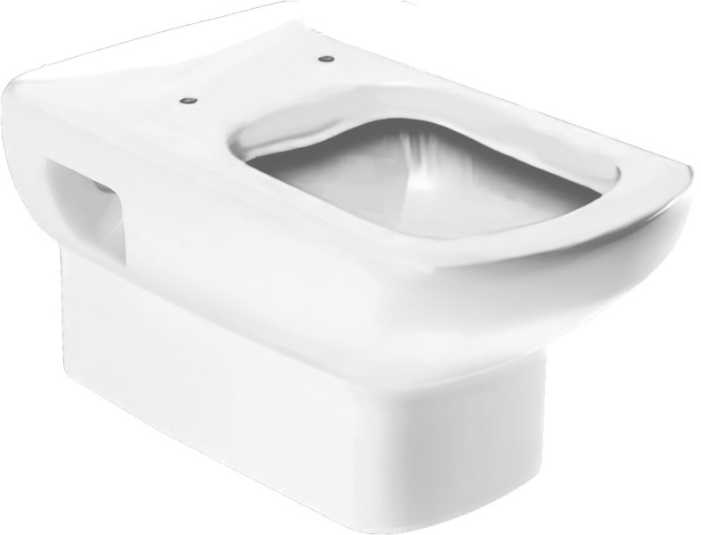 Унитаз подвесной Roca Dama Senso белый 346517000 (детальная фотография), подвесные, встраиваемые