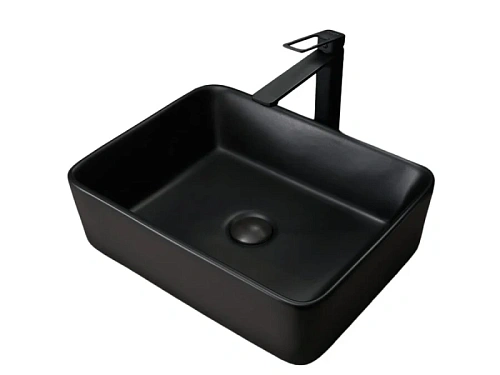 Раковина GID Geometrico Bm9103 48 см черная - фото 1