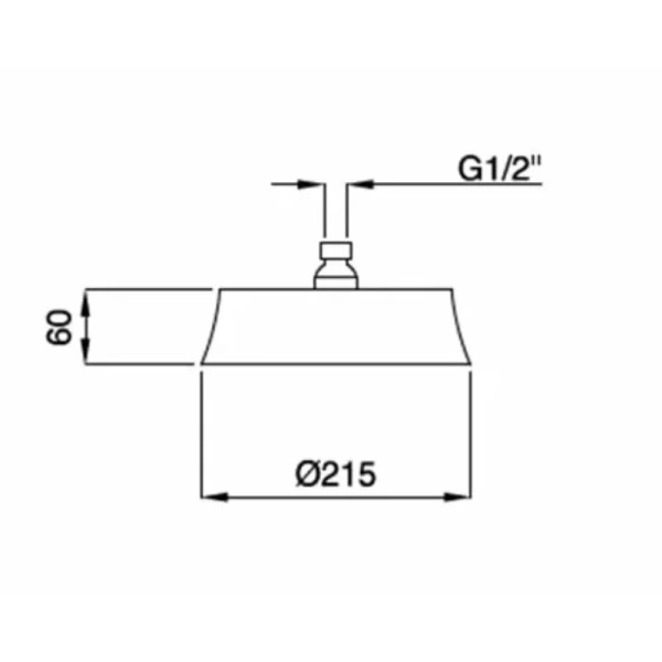 Верхний душ Cezares CZR бронза CZR-U-SP5-22-02 (детальная фотография), верхние души