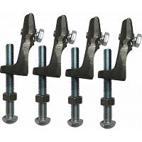 Ножки для ванны Jacob Delafon Catherine серый/хром