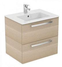 Тумба с раковиной подвесная Ideal Standard Tempo E3240 60 см с 2-мя ящиками