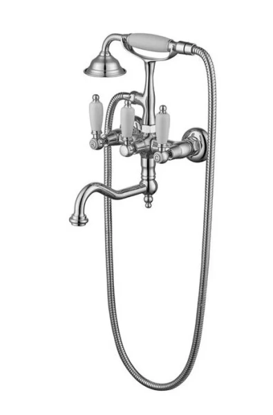 Смеситель Caprigo Adria-Classic для ванны, с душевым гарнитуром, хром, 03-510-crm (УК043189) (детальная фотография)