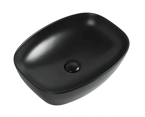 Раковина Aquanet Fine 50 см черная - фото 1