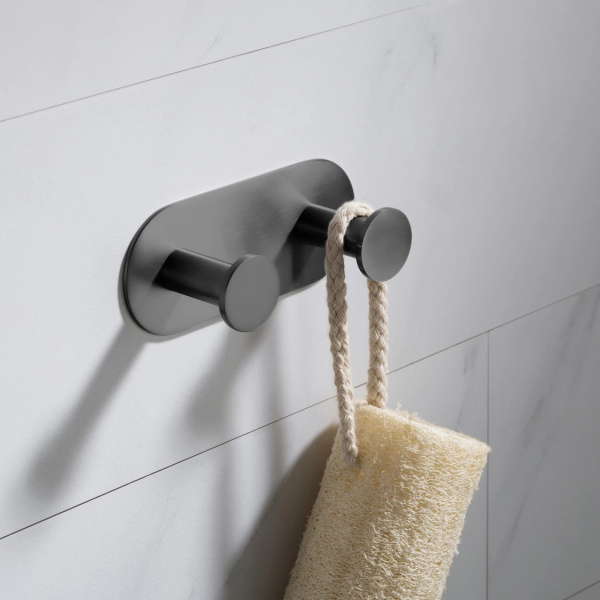 Крючок для ванной Timo Saona черное золото 13014/18 (детальная фотография), современные, hi-tech