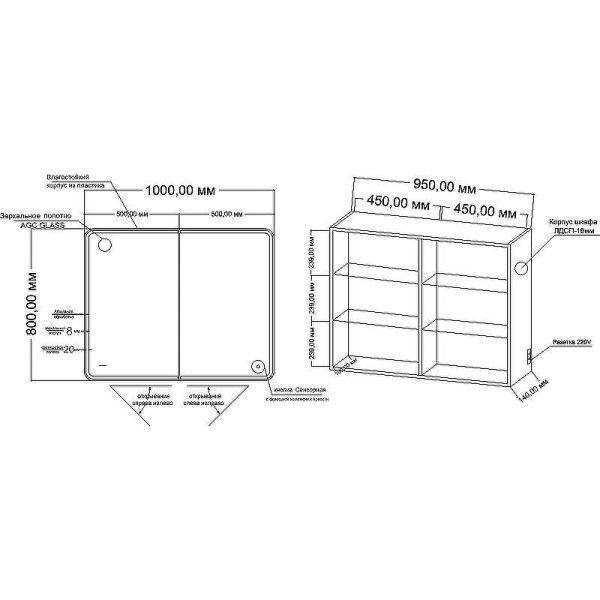 Схема (детальная фотография), навесные