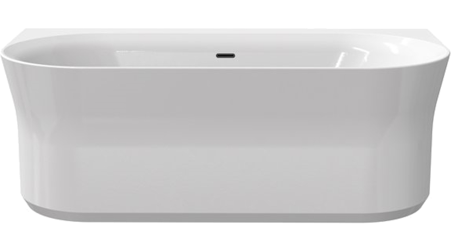 Ванна акриловая Ravak Ypsilon 180x90 см перелив черный XC00100035 (детальная фотография)